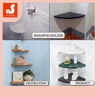 Quartz stone Shampoo Holder Bathroom Shelf Toilet Multipurpose Storage Shower Corner Shelves Wall Rak Bilik Mandi