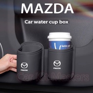 MAZDA Car water cup holder umbrella storage rack seat back storage box car door storage Car organize