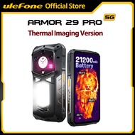 World Premiere Ulefone Armor 29 Pro Thermal Version 5G AI Rugged Phone 21200mAh 120W 64MP Night Visi
