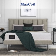 MAXCOIL Elatex 7.5" Natural Latex Foam Mattress &amp; Selected Storage Bed Frame