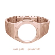 New Royal Oak Mod for Casio G-shock GMA S-2100 Steel Watch Strap for Casio Gshock Women Watch Band Replacement Watch Mod Accessories casio oak mod kit