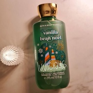 BATH & AND BODY WORKS BBW VANILLA BEAN NOEL SHOWER GEL SABUN MANDI CHRISTMAS HOLIDAY SEASONAL LIMITE