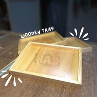 Wooden Tray Pine Wood Tray/ 21x28cm