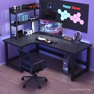 《Delivery within 48 hours》Chair Desk Computer Desk Home L-Type Simple Bookshelf Game Tables Table Study Combination Corner Desktop 1cxn