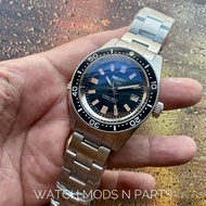 WMNP Seiko mod 62mas homage custom build not SPB053 double dome sapphire crystal blue AR 40mm