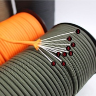 550 parachute cords 9 cores 100 m according to military regulations outdoor camping lanyard m braide
