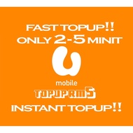 TOPUP UMOBILE RM5 TOPUP UMOBILE