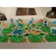 dinosaur cupcake topper /small topper cake /good dinosaur / topper cupcake harijadi