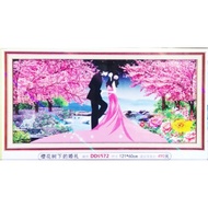 ABC 3D Diamond Painting Romantic Wedding D9572 (DIY PAINTING) Size: 121X60CM
