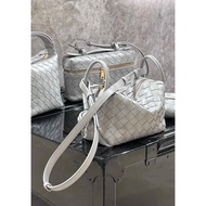 BV Loop Woven Camera Bag Baodie Upgraded Lunch Box Bag Hand Bag Shoulder Bag Messenger Bag Female Ba