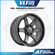 VLF S08 - Gun Metal 20x9 ET0 6x139.7 (1 piece)