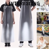 INTERESTING Kitchen Apron, Translucent Waterproof Cafeteria Apron, Durable 80x110cm Lightweight Oil 
