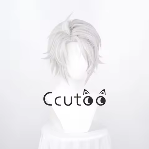 Anime IDOLiSH 7 TRIGGER Cosplay Wig YAOTOME GAKU Short Silver Synthetic Hair + Wig Cap