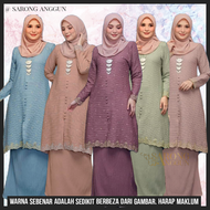 Baju Kurung | Kebaya Moden Sulam Pleated Beautyline @ Sarong Anggun