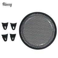 1Pc 8/10/12 inch Black Metal Mesh Round Car Subwoofer Speaker Cover