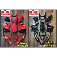 Kawasaki Ninja KRR150 Cover Body Set Red Black Accessories Motor CoverSet Sticker KRR 150 RR RR150 Motor Ninja150 KR150