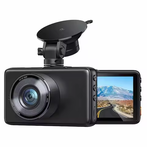 2.5K Dash Cam, 1440P QHD, 3” IPS, Night Vision, 170° Wide Angle, G-Sensor, 24H Parking Mode, Type C