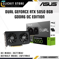 ASUS DUAL GeForce RTX 5050 8GB GDDR6 OC Edition Graphics Card | DUAL-RTX5050-O8G