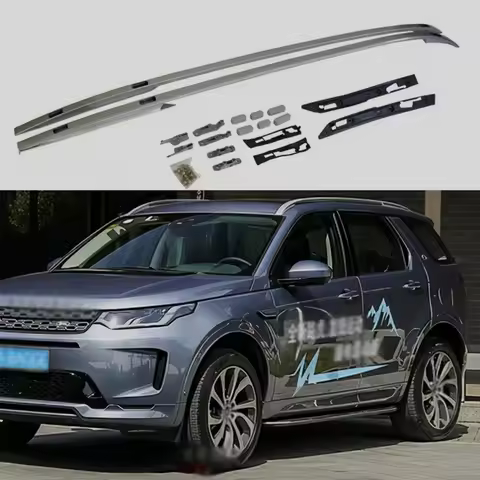 VULIXYUAN 2PCs Silver Roof Rails Side Rails Fits for Land Rover LR Discovery Sport 2015-2025