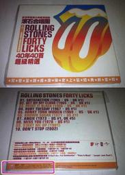 Rolling Stones 2002 Forty Licks Taiwan 10 Track Promo CD