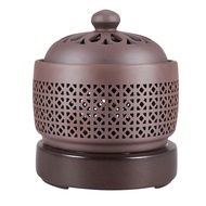 S7Electronic Aromatherapy Electric Incense Burner Essential Oil Night Light 220V Timing Temperature