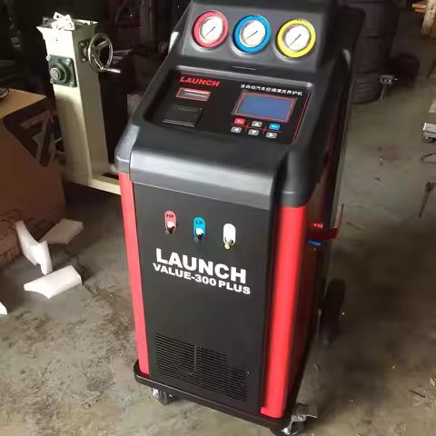 Original For L-AUNCH Value300 Plus R134a R1234YF Car A/C Refrigerant Air Conditioning Filling Recove