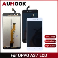 จอแสดงผลเดิมสำหรับ OPPO A37หน้าจอสัมผัส LCD Digitizer แทนการประกอบสำหรับ OPPO A37 A37f A37fw A37m จอ