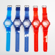 Strap and Bezel for DW-6900 / 6600 / 6930 Watchband Waterproof transparent color Watch Band Straps a