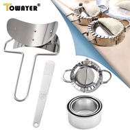 Stainless Steel Dumpling Maker Dough Cutter Ravioli Empanada Press Mold Wrapper Dumplings