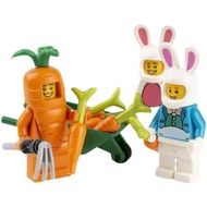 ScenarioMOCDoll Toy Compatible with Lego Building Blocks Plant Carrot Toy Small Particle Cart Mini Accessories Farmland AKEZ