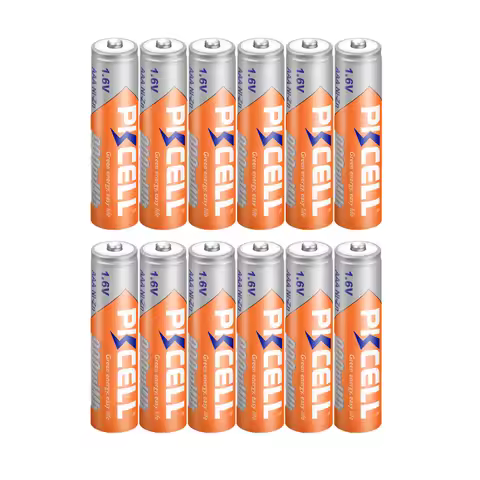12PC PKCELL 1.6V AAA Ni-Zn Battery AAA Rechargeable Battery 3A aaa 900mWh nizn flashlight toys Batte