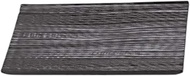 J-kitchens Special Grill, Sushi Plate, Driftwood Plate, Medium, Oxidized Silver Plate, 10.6 x 62.2 x