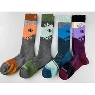 全新smartwool 襪smartwool socks美國男女士户外運動徒步跑步滑雪全減震運動中筒 及膝 長筒滑雪全減震高筒襪圖案 保暖美利奴羊毛襪