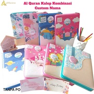Alfareza - Al Quran Kalep Zipper Combination 3 Variation/s Free Custom Name Kaleb Size A5 Complete C