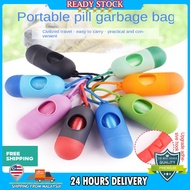 Capsule Rubbish Bag Disposable Dispenser Refill Garbage Bag Poop Disposable Diaper Dispenser Plastic