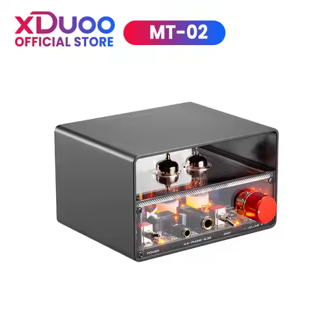 XDUOO MT-02 Dual 6J1 Tube Headphone Amplifer Class A Amplifier