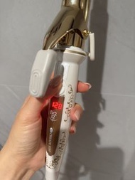 CREATE ION Hair Curling Iron 32mm Gold White