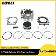 OTOM Motorcycle NC250 NC300 Cylinder Kit 84mm Cylinder Block Piston Ring Gasket For ZONGSHEN NC 250C