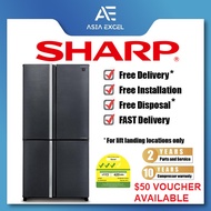 SHARP SJ-VX57ES-DS 567L DARK INOX MULTI DOOR REFRIGERATOR