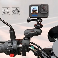 GoPro 12 11 10 9 8 Motorcycle Accessories Holder Handlebar Mirror Mount Bike Bracket for DJI OSMO Xiaomi Yi Action Camera
