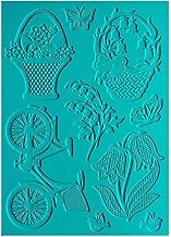 Ideen mit Herz Silicone Decorative Mat | Silicone Mould Fondant | Height: 2 mm | Lace Design | Ideal