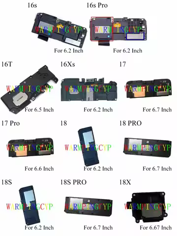Down Loudspeaker Horn For MEIZU 16s PRO 16T 16Xs 17 18S 18X M971Q M928Q M926Q M081M