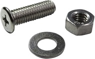 Daidohant 10179268 Ultra Low Head Machine Screw Set (with nuts and washers), Digital Pack, Stainless