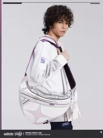 Offical MiHoYo Honkai Impact 3rd Elysia Herrscher of Human EGO Crossbody Bag Anime CosplayUnisex PU 