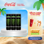 [HOẢ TỐC HCM] Hộp 6 lon Nước Tăng Lực Giải Khát Monster Energy 355ml/Lon Sale 25.6 Coca-Cola Chính H
