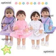 OPTIMISTI Doll Pleuche Dress Set, 22inch/55cm Multicolor Doll Clothes, Creative Doll Accessories Gif