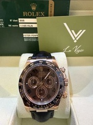 （Sold) 2014年 Rolex 116515 116515LN 舊朱古力皮帶地通拿