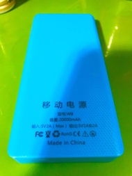 Box sạc dự phòng không pin 8 cell 18650 có cổng Type-C xanh dương