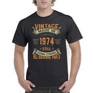 Mens 50Th Birthday Gifts For Him T Shirt 50Th Present 50 Years Old Born In 1974