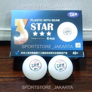 Terbaik Bola Tenis Meja Bola Pingpong 729 3 Star 40+ Isi 10 - Bola